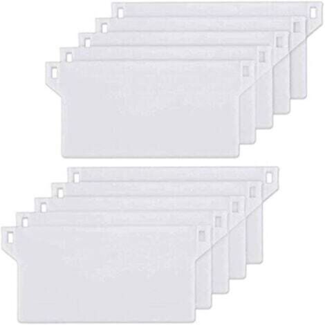 10er-Pack California Vertical Blind Hantelscheiben, 127 mm Vertical Blind Hantelscheibe, weißes Ersatzteil  FLITI