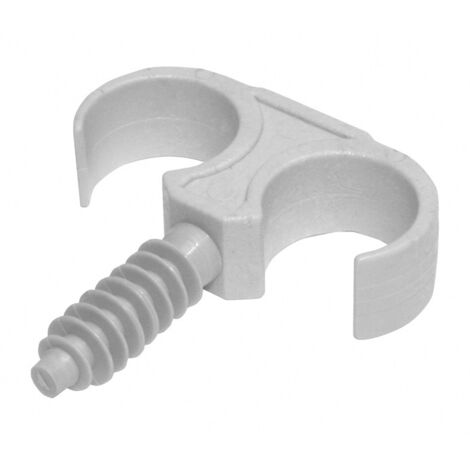 10er Pack Doppel-Kompressionsschellen PVC hta D.20 für pro Rohr QUICK PLOMBERIE