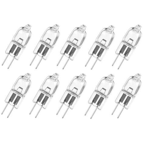 AIMOONSA 10er-Pack G4-Halogenlampen, warmweiß, 12 V, 5 W [Energieklasse G]