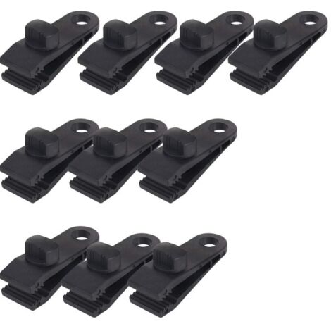 10er-Pack Planenclips, Planenhalterung für Markisen, Camping, Wohnwagen, Autoabdeckungen