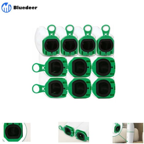 GRID COOL 10er-Pack Staubsaugerbeutel für Vorwerk Kobold VB100, VB 100, FP100, FP 100 – Hochwertige Filterbeutel für den filterlosen Staubsauger Kobold VB100