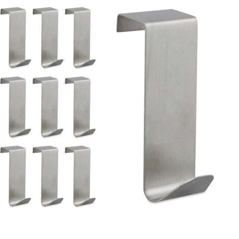 10er pack turhaken aus edelstahl