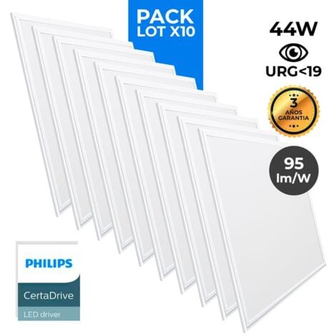 BARCELONA LED 10er Pack x Slim LED Panels 60x60cm - Philips Treiber - 44W -