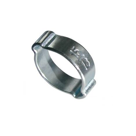 (10er Pack) Zwei-Ohren-Klemmschelle - Verzinkter Stahl 11-13 mm