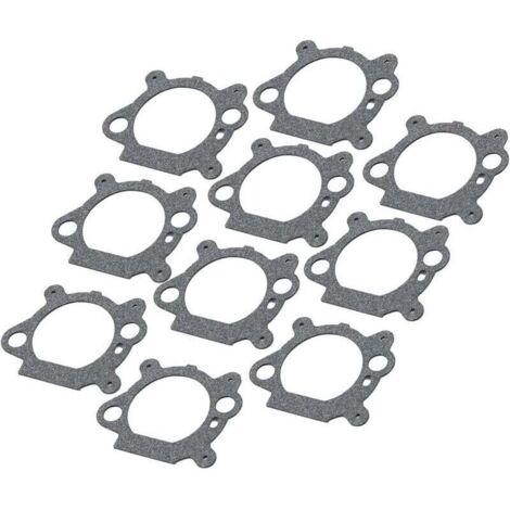 10er-Packung Vergaserdichtungen (Teilenummer 795629) als Ersatz für Briggs & Stratton Motoren der Serien 625–675 und 122000 Quantum.