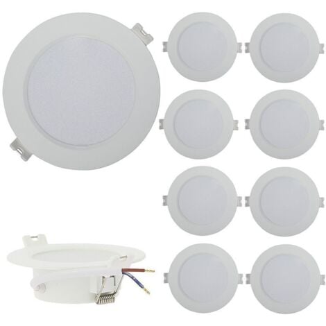ARUM LIGHTING 10er Set Einbaustrahler LED Panel Extraflach 3W Farbtemperatur: 4000K neutralweiß