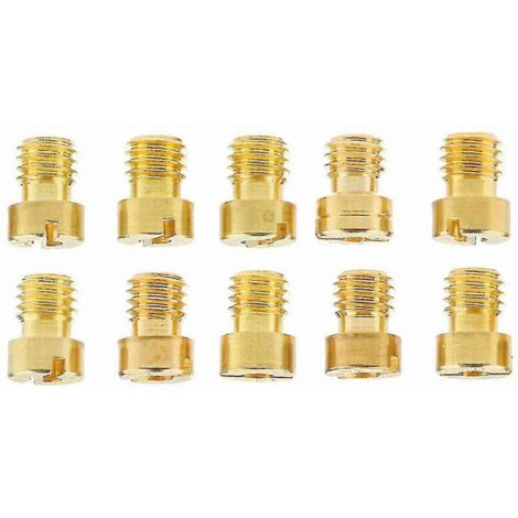 10er-Set Hauptdüse für Simson Spatz Schwalbe Vergaser, 5 mm, 60-105, Vergaserdüse für Motorrad-Kraftstoffsysteme