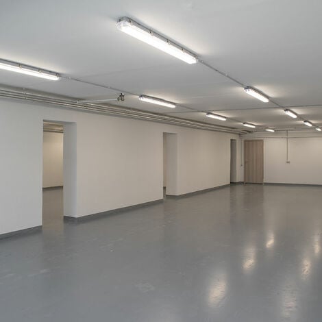 4x LED 44 Watt Decken Röhren Leuchten Feucht Raum Hallen Werkstatt Wannen Lampen 