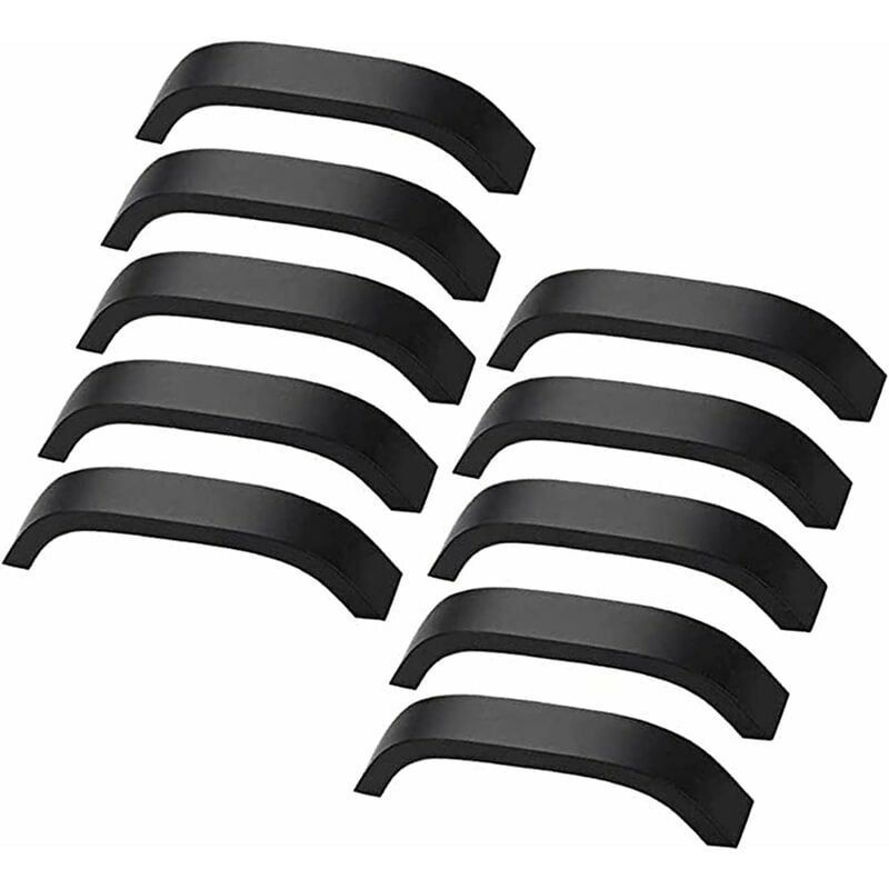 10er Set schwarze Küchenschrankgriffe Küchenschrankgriffe Küchenschrank Schrank Achsabstand 128mm | 06286512435101 10er Set schwarze Küchenschrankgriffe Küchenschrankgriffe Küchenschrank Schrank Achsabstand 128mm | 06286512435101