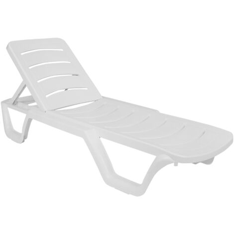 10er Set Sonnenliege Bahama weiß