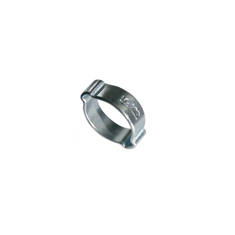 10er-Set) Zwei-Ohr Klemme - Verzinkter Stahl 11-13 mm