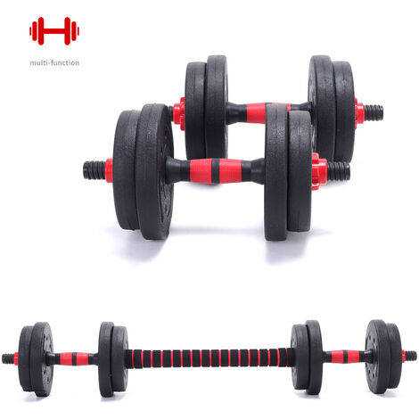 Adjustable Free-Weights Dumbbells Set for Bodybuilding Fitness Home Gym
