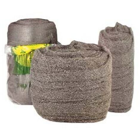 10KG LANA ACCIAIO - fina americana - conf.2 rotoli da Kg.5