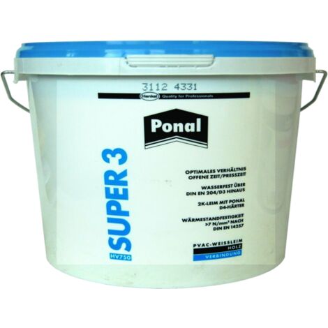 10Kg Ponal Holzleim D3 Super3 wasserfest