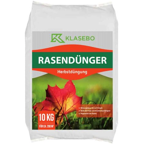 10kg Rasendünger Herbstdüngung KLASEBO 6+5+12 NPK