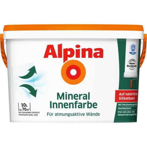 10L ALPINA Mineral-Innenfarbe Silikatbasis