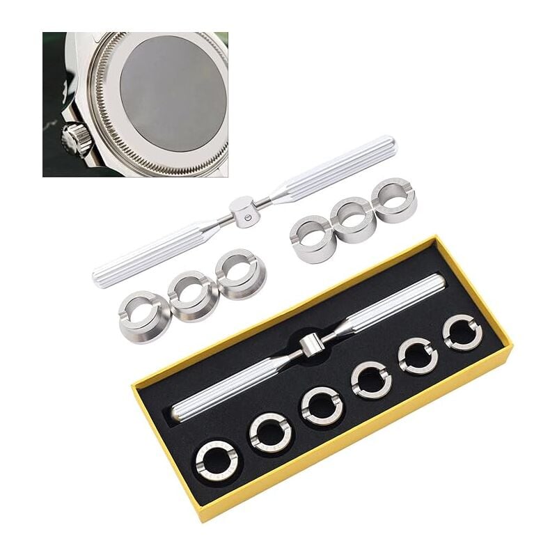 Senderpick - Ouvre-montre Ouvre-boîte de montre Ouvre-boîte professionnel pour montres réglables Rolex Couvercle arrière Ouvre-boîte fermé Kit