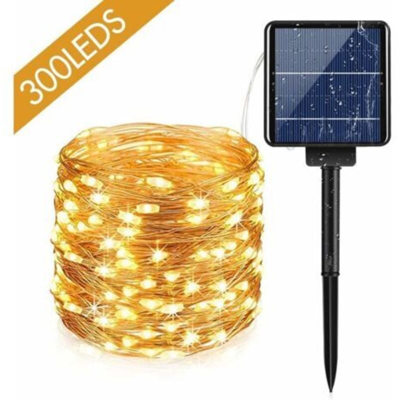 Image of 10M 100 LEDs Outdoor Solar String&hellip;