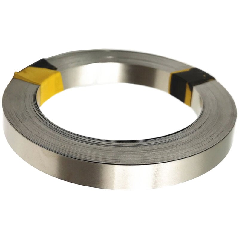 10m 18650 Li-Ion Akku Anschlussstück, vernickeltes Stahlband Dicke 0.1mm 0.110mm | 00755924083300