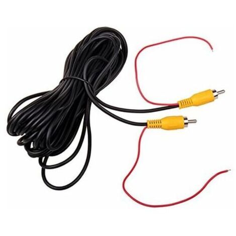 10M 32FT vidéo cable rallonge rca jack câble prise phono connecteur plug pour recul voiture fil de détection rouge