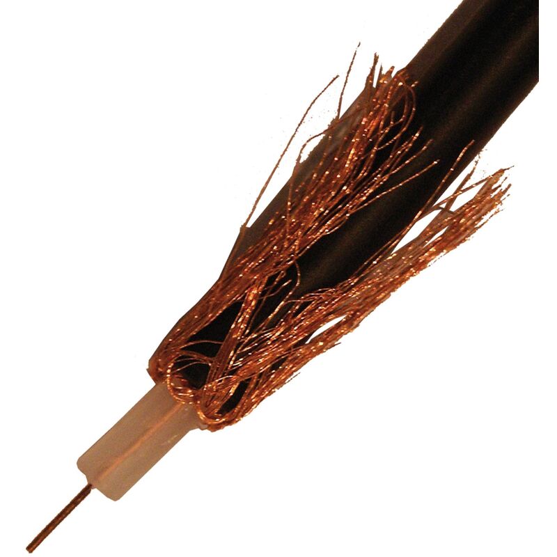 

TV por cable COAX SAT - Negro - 20 m - Noir - Sencys