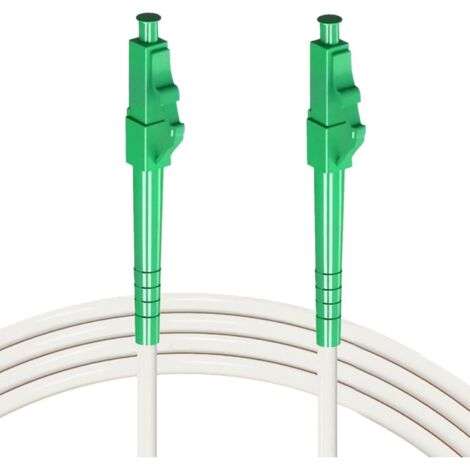 10m Câble Fibre Optique LC vers LC Jarretière Simplex Monomode OS2 9/125µm LSZH Blanc Rallonge Fibre Optique pour Freebox Box Internet Routeur FTTH FTTB FTTx