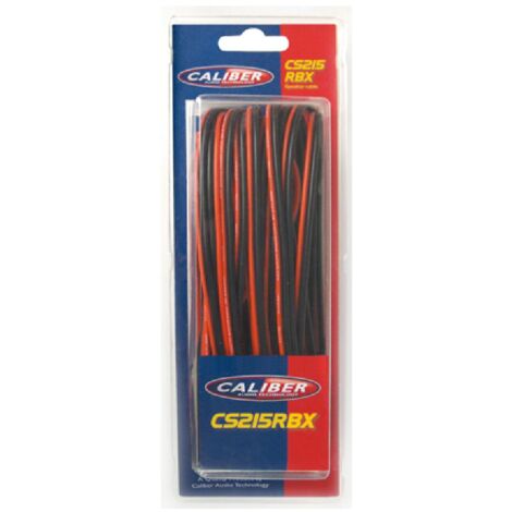 10m Cable haut-parleur 2x1.5mm2 CCA Caliber CS215RBX