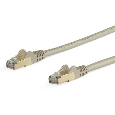 10M CAT6A ETHERNET CABLE    GREY - SHIELDED COPPER WIRE