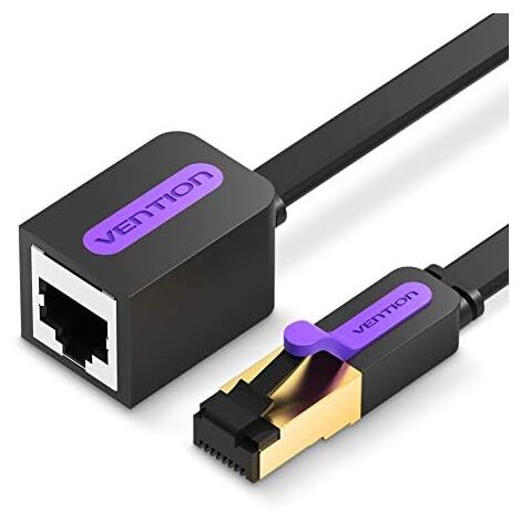 10m Cat7 RJ45 Ethernet Cable Extender, High Speed Ethernet Extension Cable - 10Gbps, RJ45 Male to Female Network Cable, Cat7 Lan Shielded RJ45 Cords Cat 6 /Cat 5e /Cat 5 Connector