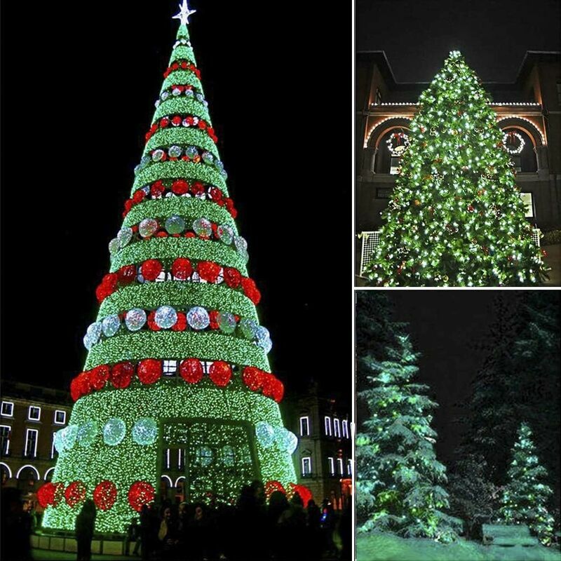 10M Copper Fairy Lights, 1000 led Copper String Lights, Waterproof IP65, Starry Light, Green, for Indoor Outdoor Decoration, Garden, Christmas,