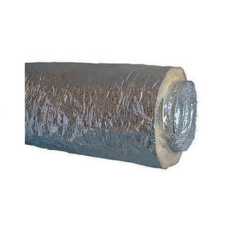 10m Gaine Souple Alu Insonorisée 25 mm A1/M0 D80 - GSAII⌀80/25L10 ECONONAME - GSAII⌀80/25L10