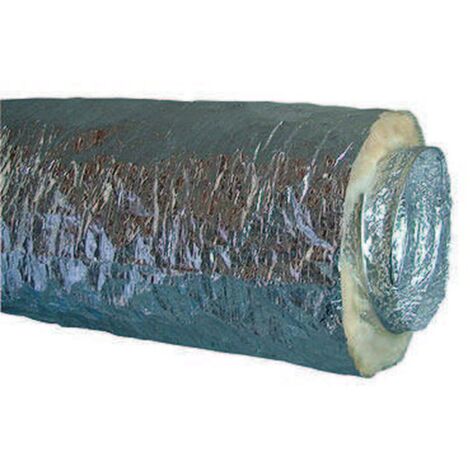 10m Gaine Souple Alu Isolée 25 mm A1/M0 D150 - GSAI⌀150/25L10 ECONONAME - GSAI⌀150/25L10