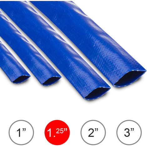 10m Layflat Hose Delivery Hose 1.25" / 32mm Wolf PVC Garden Hose