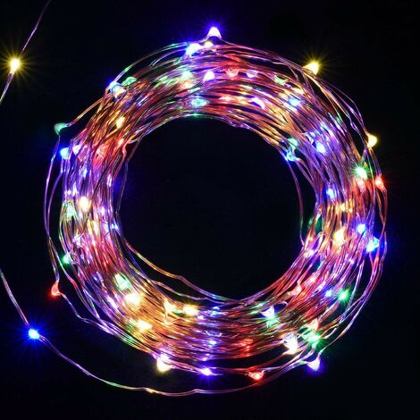 10m LED Lichterkette Outdoor Indoor USB Kupferdraht Weihnachtsdeko