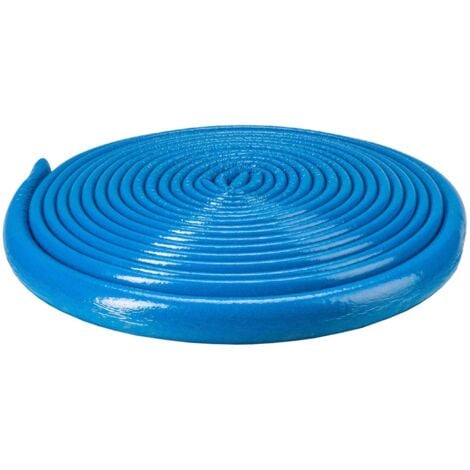 10m Long Blue 22mm Extra Strong Pipe Foam Insulation Lagging Wrap 6mm Thick