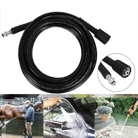 10m Tuyau Compatible avec Kärcher K2 K3 K4 K5 K7 Tuyau pour Nettoyeur Haute Pression Accessoire pour Quick Connect Poignée Pistolet