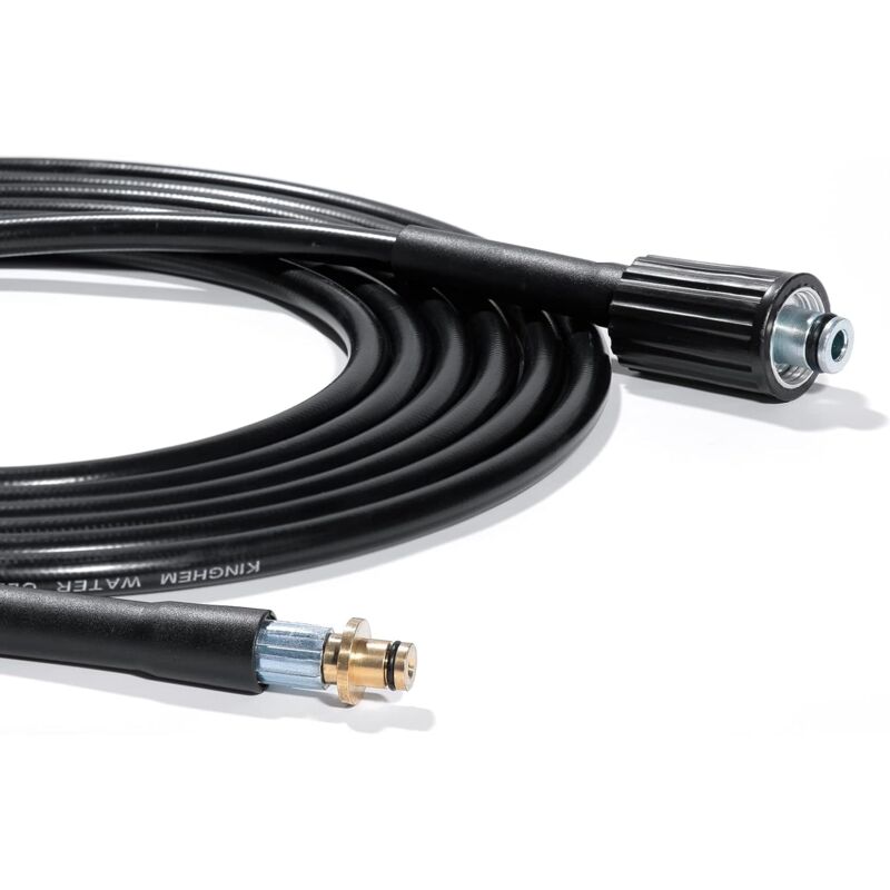 10M Tuyau de Rechange Haute Pression,14mm x M22 Connecteurs,Rondelle Tuyau De Nettoyage À l'eau Nettoyeur Haute Pression Accessoire pour Kärcher