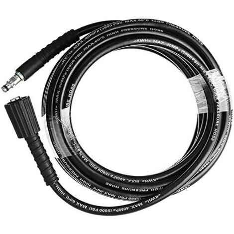 10M Tuyau de Remplacement pour Nettoyeur Haute Pression Karcher K3-K7, Connexion M22 Type Clic