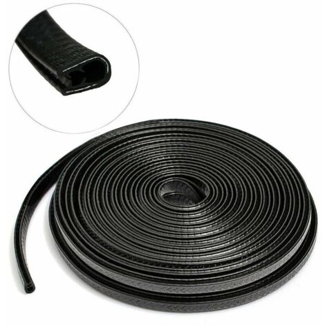 10M Universal U-Shaped Rubber Car Door Edge Protectors