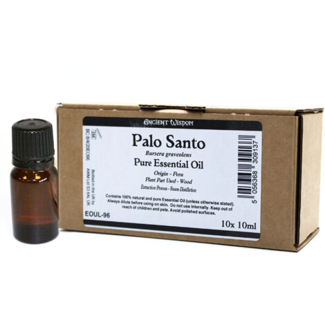 10ml Huile Essentielle de Palo Santo 10ml - SANS ÉTIQUETTE- Vendu par 1