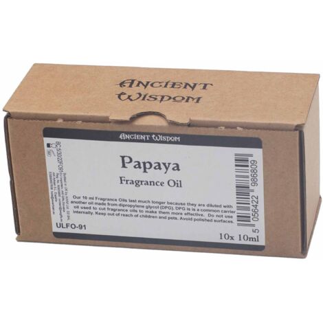 10ml Huile Parfumée Papaye 10ml - SANS ÉTIQUETTE- Vendu par 1