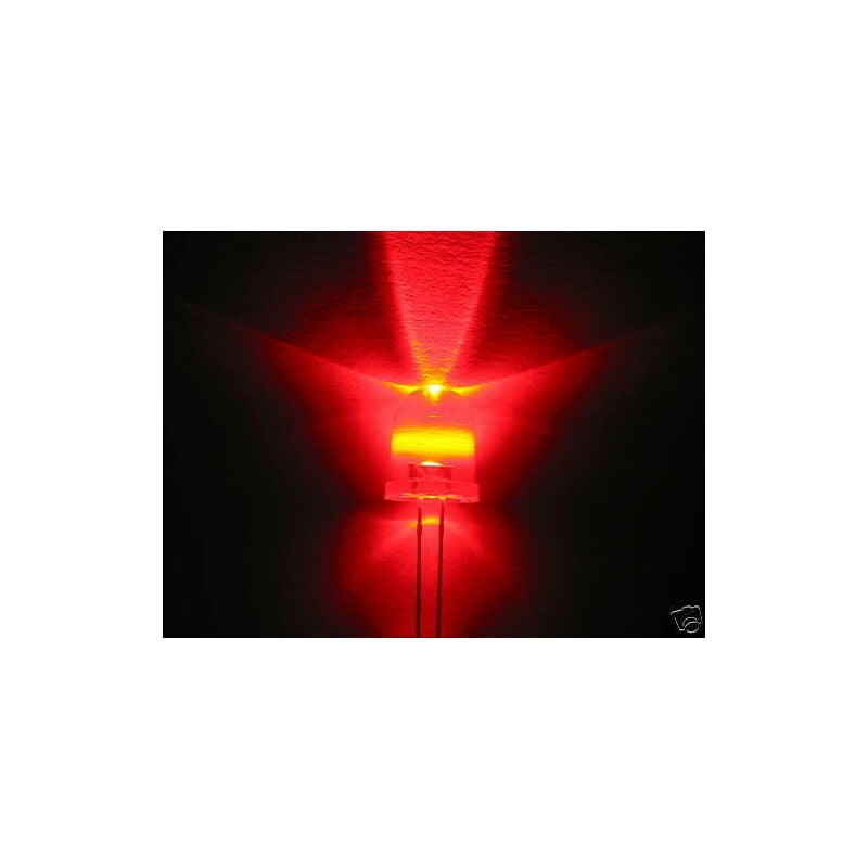 Image of 10mm 10pz led rossi ultraluminosi 170'000mcd