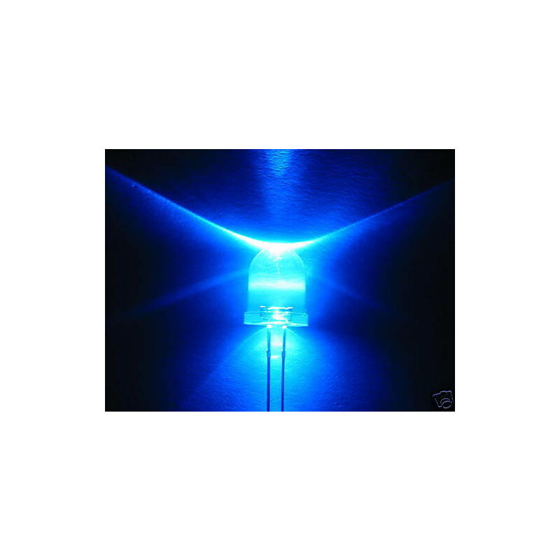 10mm 50pz led blu ultraluminosi 70'000mcd A2C38