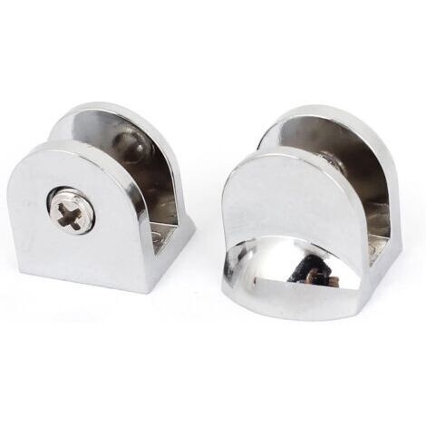 10mm d'épaisseur étagère en verre Clip Clamp support support de fixation, 2 pièces