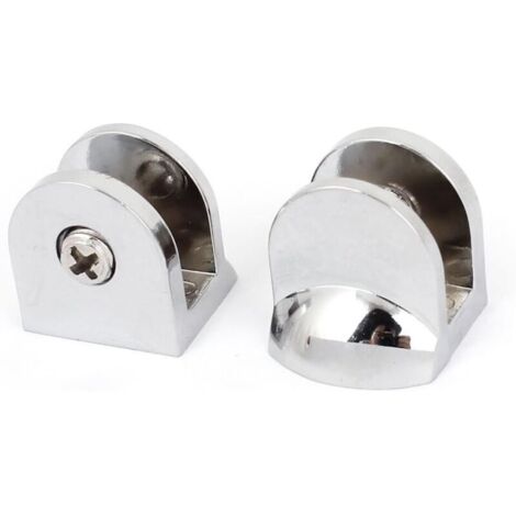 10mm d'épaisseur étagère en verre Clip Clamp support support de fixation, 2 pièces