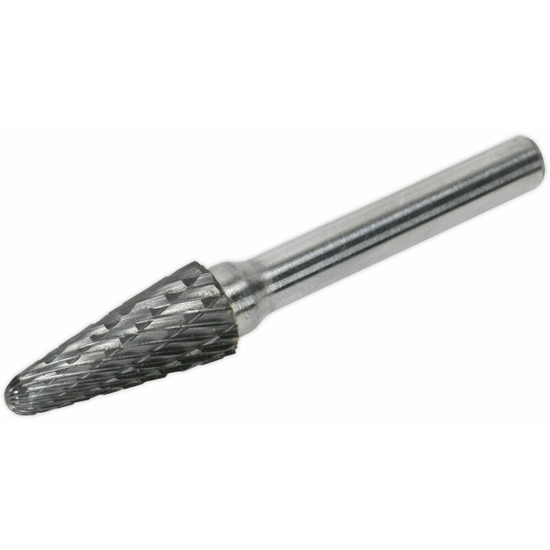 10mm Tungsten Carbide Rotary Burr Bit - Conical Ball Nose Engraving Milling Tool