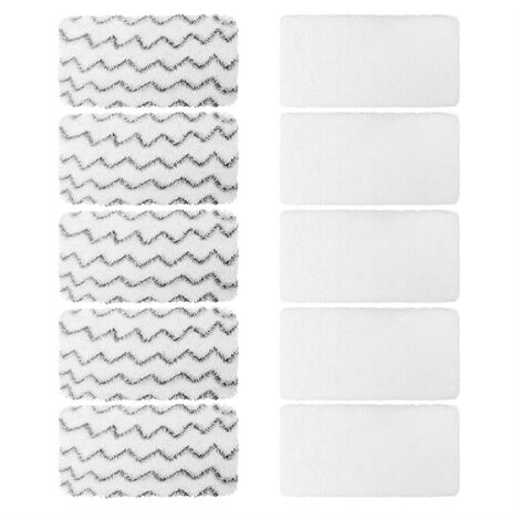 10Pack Steam Mop Pads for Bissell PowerFresh Steam Mop 2747A 1252 1543 1632 1652 1132 1530 11326 Vacuum Steam Mop Series