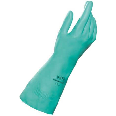 10PAIA GUANTI IN NITRILE ULTRANITRIL PLUS Col. Verde tg.10