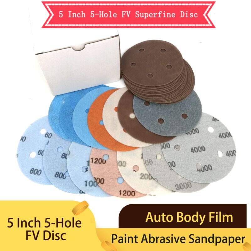 10Pc 5 Inch 125mm 5 Löcher fv Super Nass/Trocken Haken & Loop Auto Körper Film Schleifen discs Farbe Schleif Schleifpapier 600-5000 Grit,600 Grit | 04537365631359 10Pc 5 Inch 125mm 5 Löcher fv Super Nass/Trocken Haken & Loop Auto Körper Film Schleifen discs Farbe Schleif Schleifpapier 600-5000 Grit,600 Grit | 04537365631359