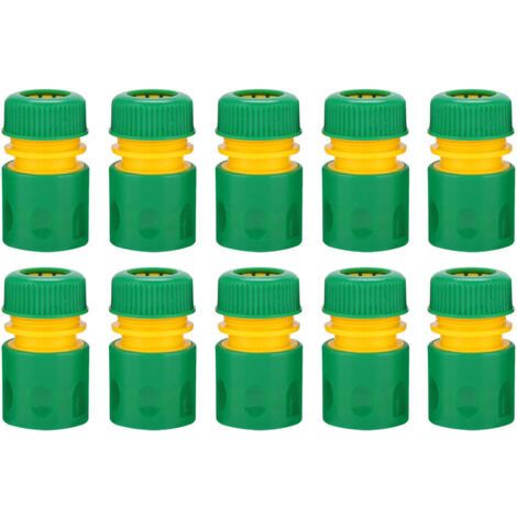 10Pcs 1/2" Garden Tap Water Hose Pipe Quick Connectors Irrigations Thread Joint System